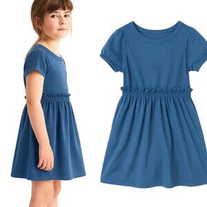 Cat & Jack Blue Casual Kids Dress